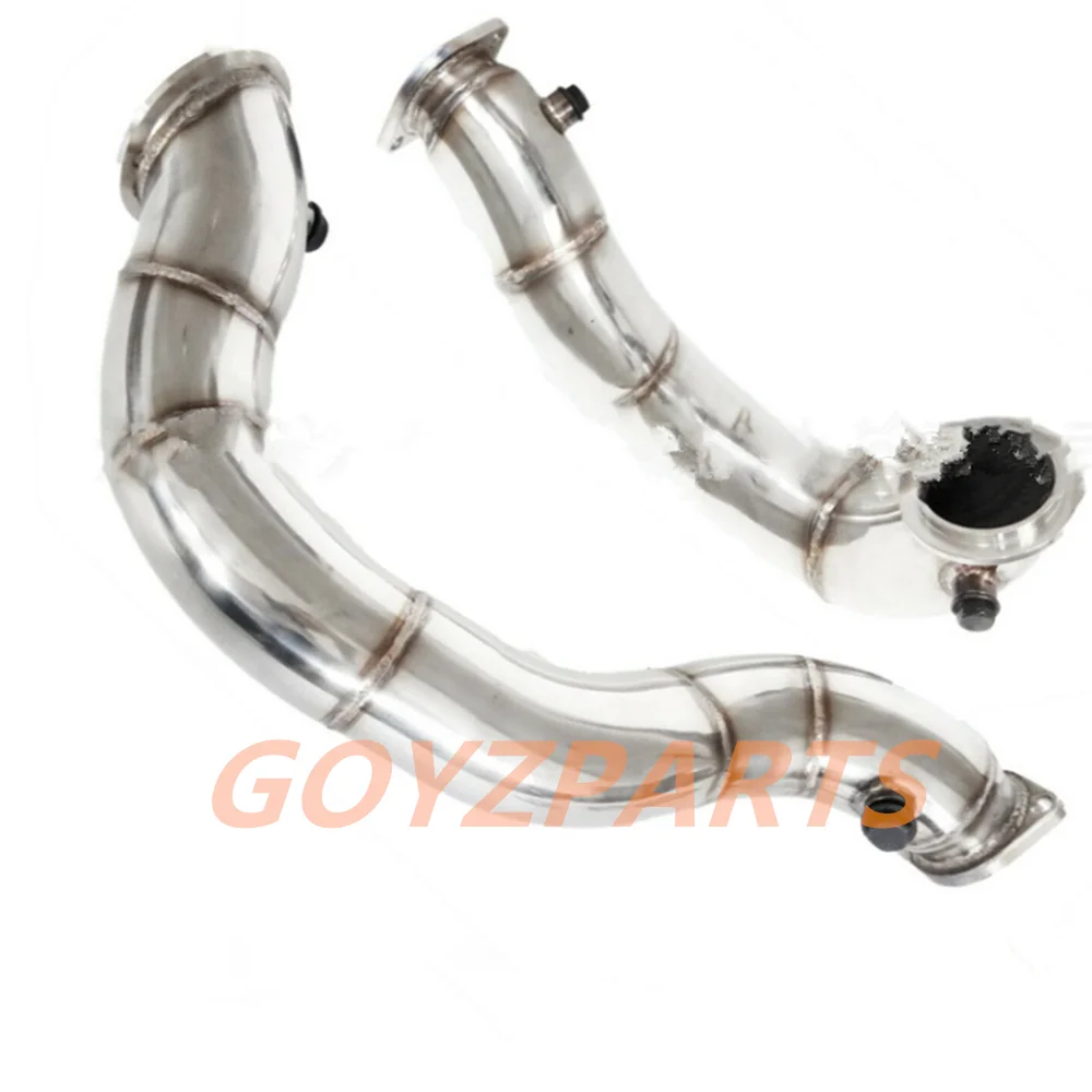 Automotive Exhaust Pipe Suitable For BMW N54 E90 E91 E92 E93 E82 135i 335i 2007-2010 Twin Turbo 3-inch Stainless Steel Material