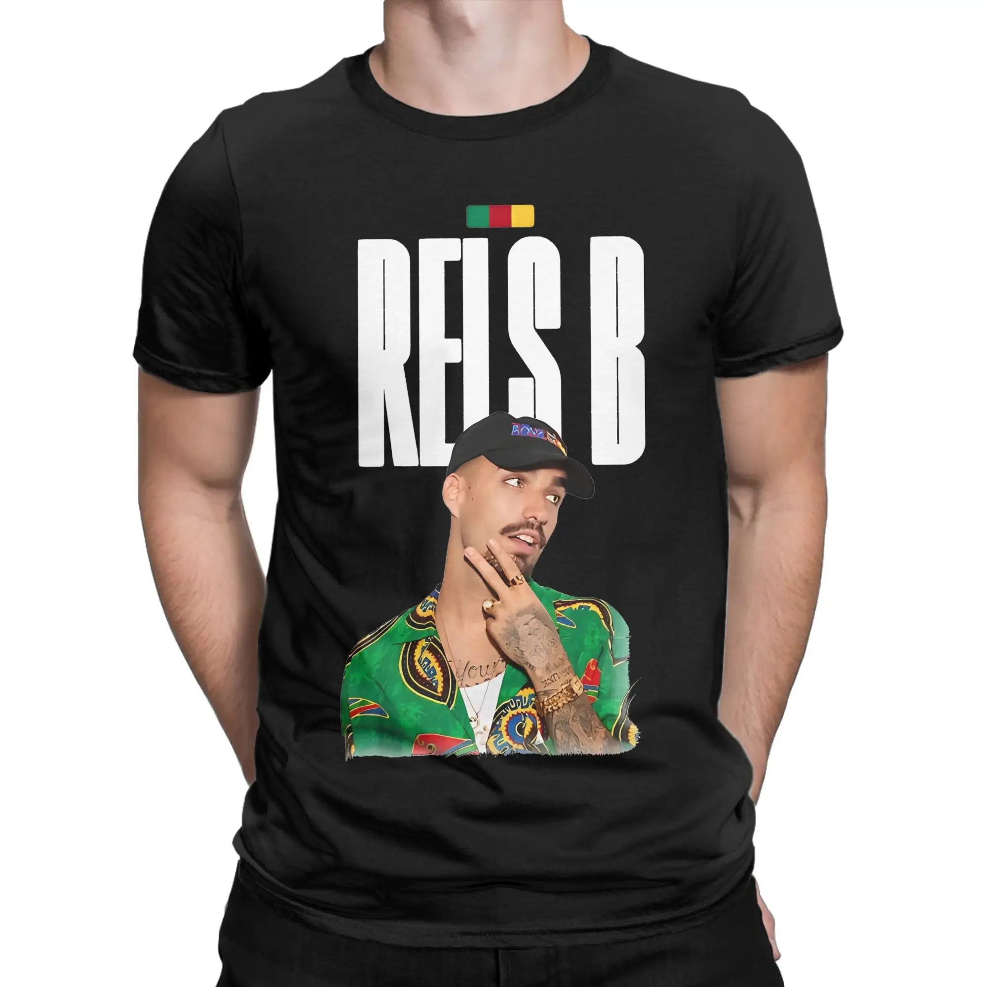 Rapper Rels B Singer T Shirt for Men Women 100% Cotton Vintage T-Shirts Crew Neck  Tees Short Sleeve Tops Unique