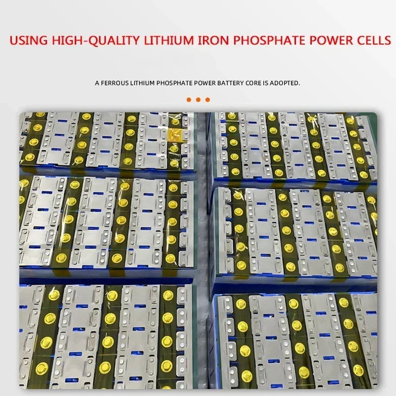 12V 24V 36V 48V 200AH LiFePO4 Battery Built-in BMS for Solar Power System RV Campers Golf Cart Off-road Solar Deep Cycle