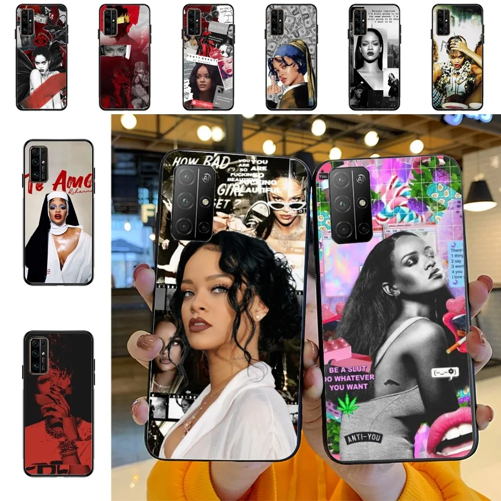 S-singer R-rihannar Mousepad For Huawei Honor 10 lite 9 20 7A 9X 30 50 60 70 pro plus Soft Silicone Cover