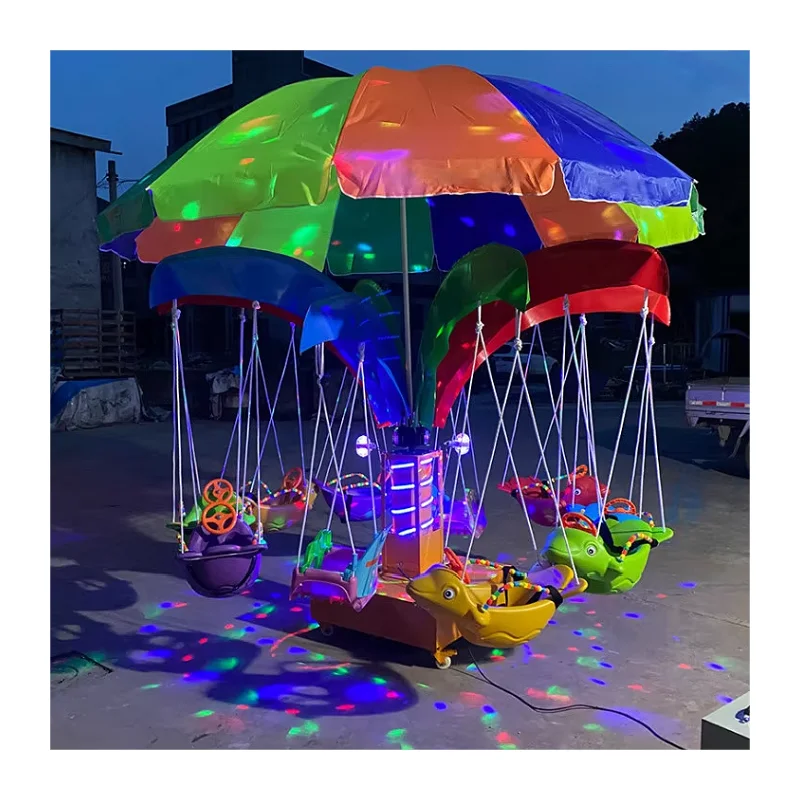 

Hot Sale Musical Carousel Amusement Park Ride for Children Small Merry Go Round