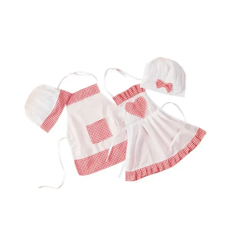 Children Performance Chef Apron New Children Photography Chef Suit Men and Women Baby Photo Modeling Clothes