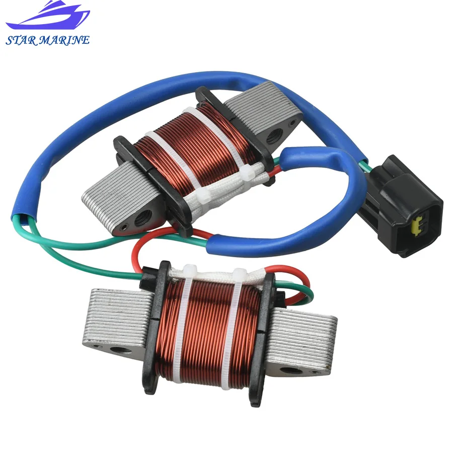 6H2-85533-01 Coil, Lighting For Yamaha Outboard Motor 2 stroke 60/70HP 6H2-85533-01-00,6H2-85533,6H28553301 Boat