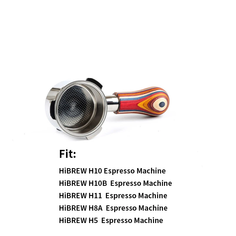 Gasoo 51mm 3 Ear Bottomless Coffee Portafilter Stainless Steel 10
