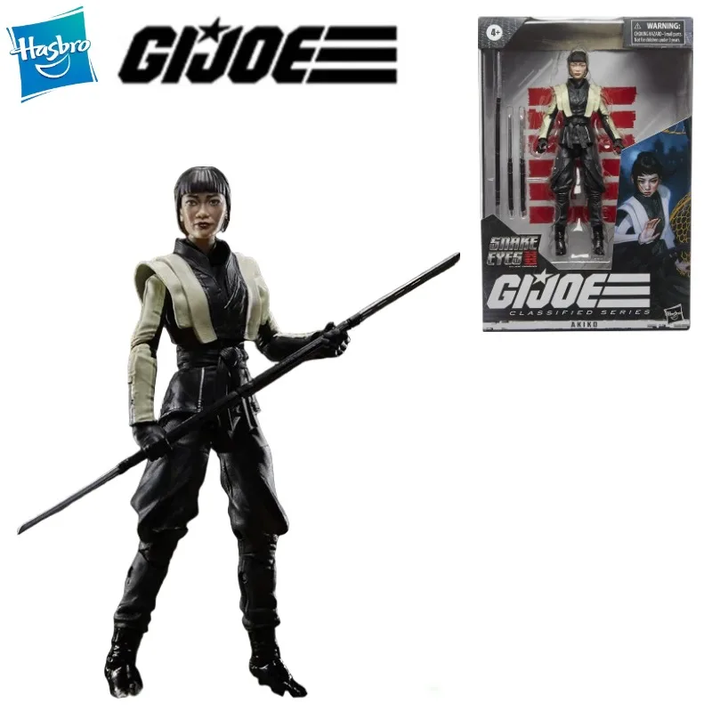 

Новая оригинальная серия Hasbro Classified Snake Eyes G.i.joe Akiko, экшн-фигурка, модель игрушки, подарок на день рождения, коллекция