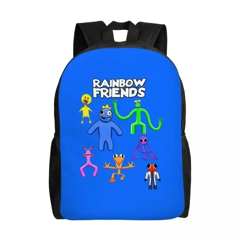 مخصص قوس قزح الأصدقاء عناقها خارج حقيبة السفر الرجال النساء مدرسة الكمبيوتر الكتب لعبة فيديو كلية الطالب Daypack أكياس
