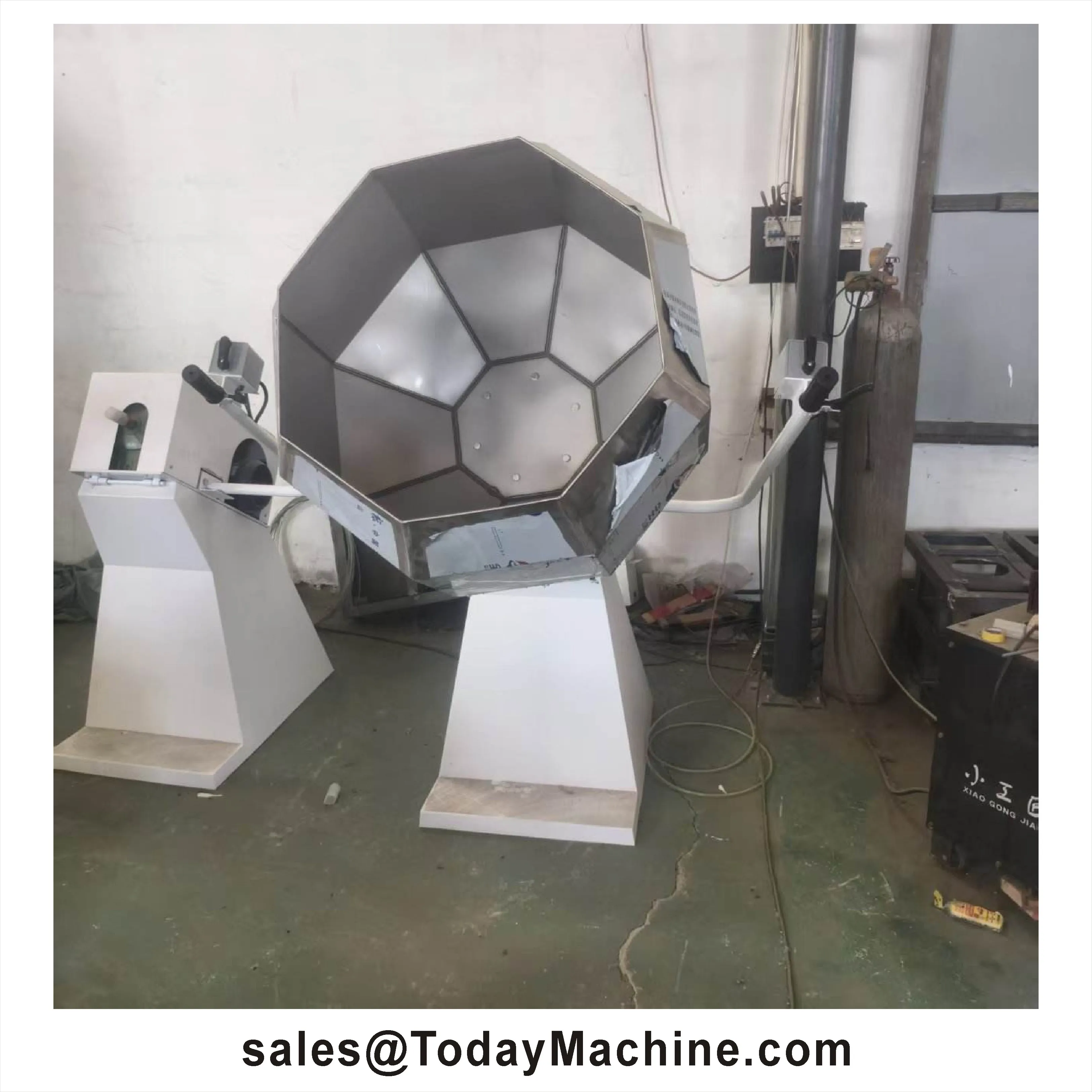 Pet Feed Seasoning Machine/Automatic Food Snack Chips Popcorn Flavoring Machine/Flavour Mixer Octagonal Drum Mixer