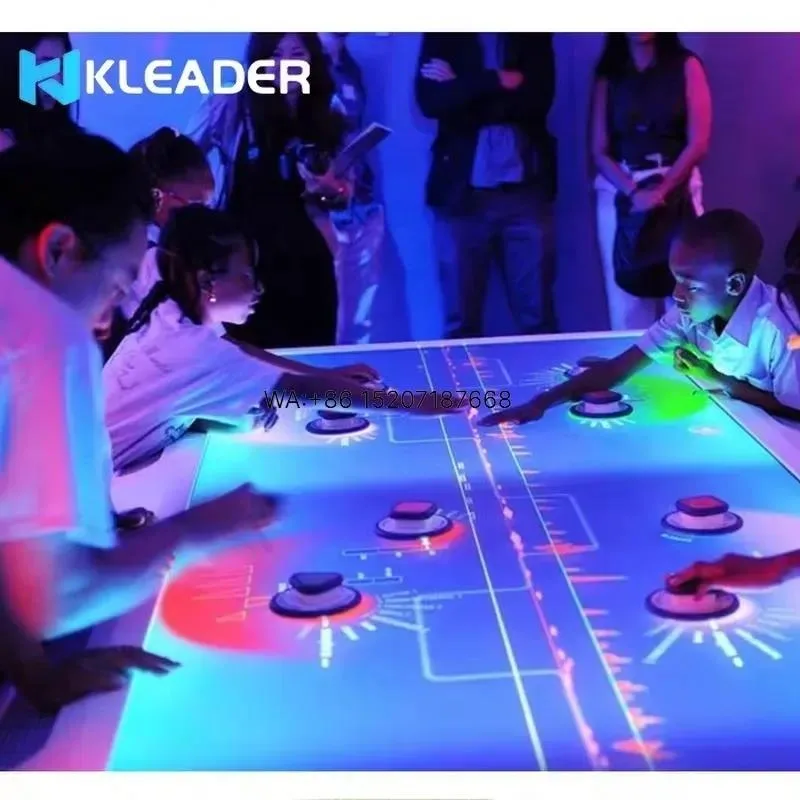 Wmwmnu for Interactive Table Equipment Development Desktop Inductive Projection Exhibition Hall Display Desktop Digital Table