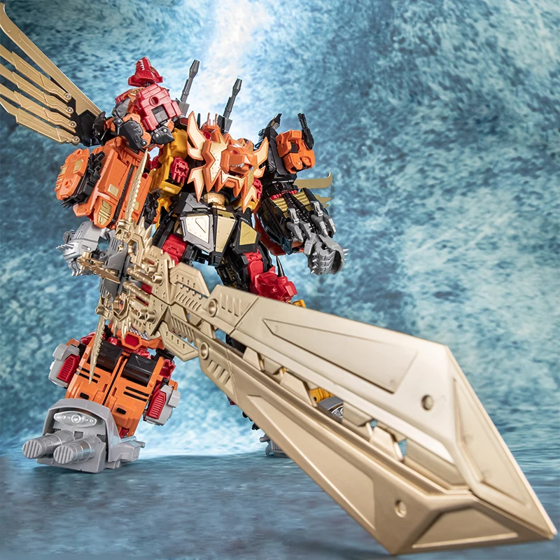 Jinbao MMC black Predaking Feral Rex, transformación, gran tamaño, actualización, figura, robot, juguete, edición incluida, espada grande