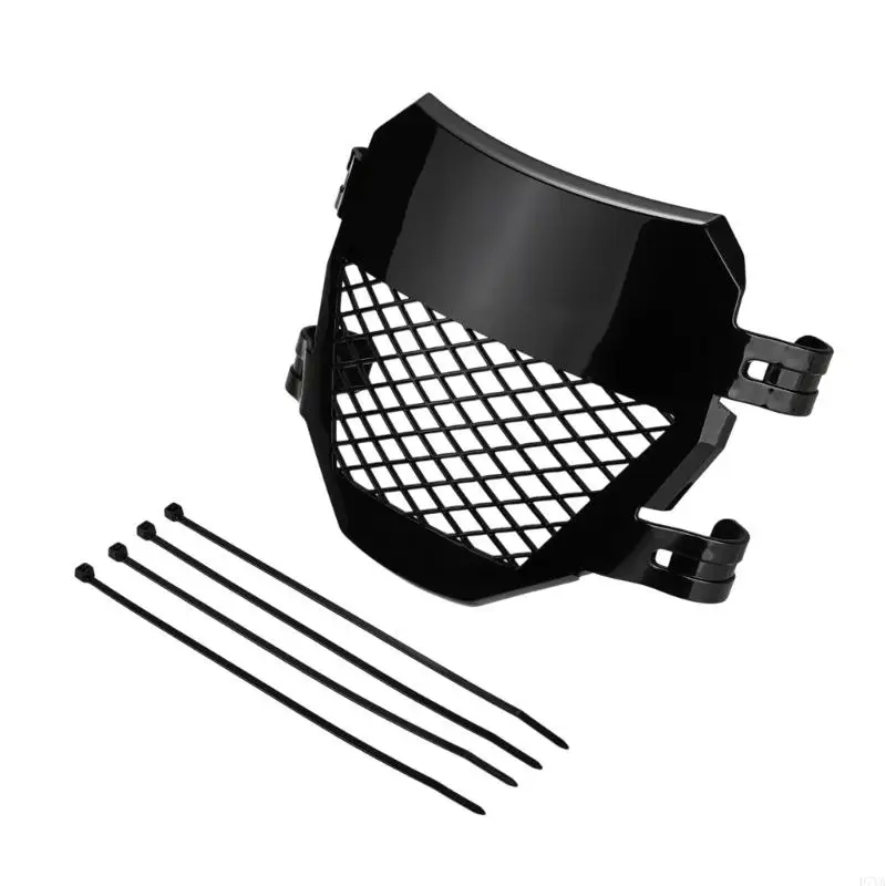 Front Number Plate Panel Set for Electric Dirt Bike Service, Molded Plastic Cover with 4 Fastening Ties, Lower Grille D7YA