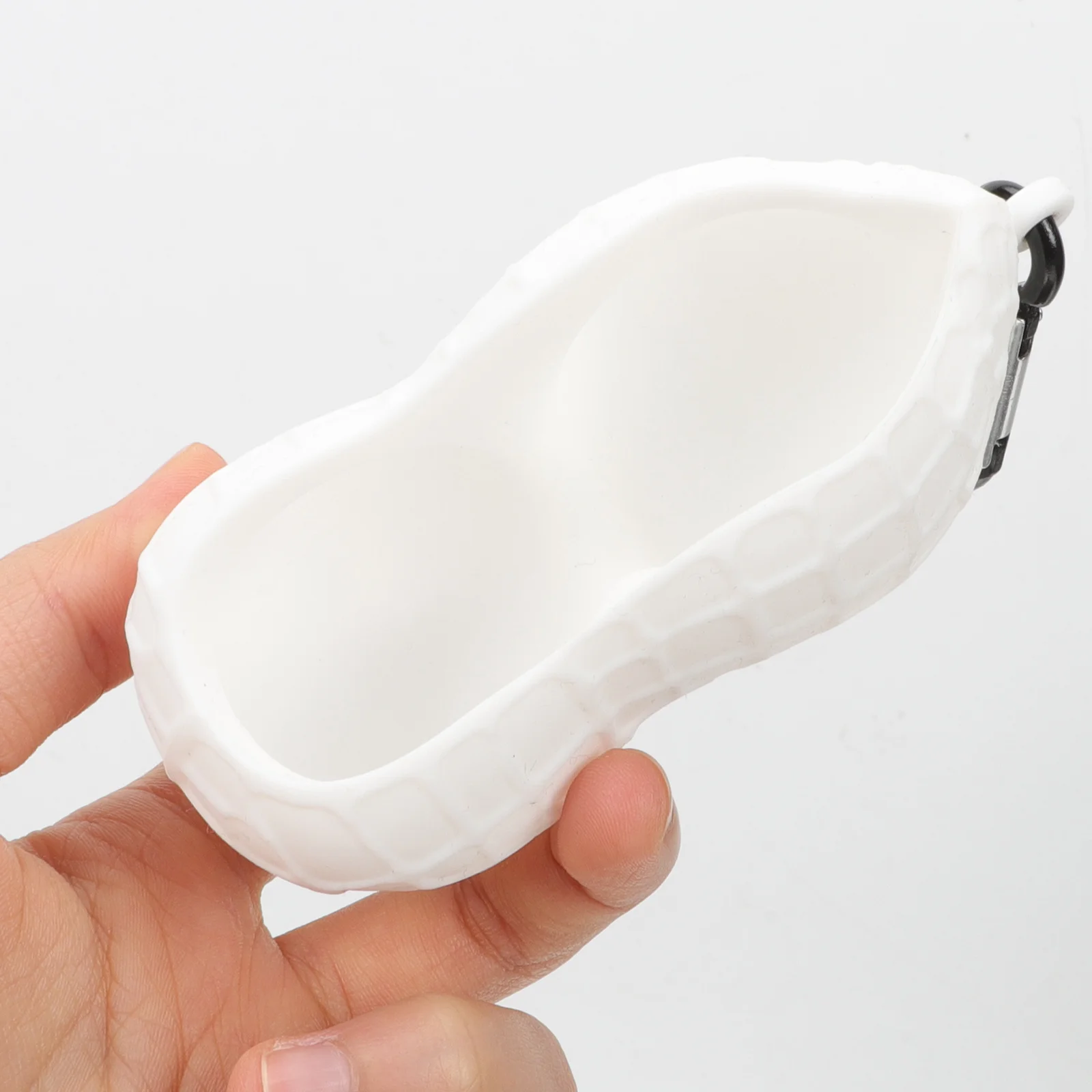 

Elastic Golf Ball Sleeve Portable Golf Accessory Non-Stick Easy Clean Holds 2 Balls Carabiner Keychain Gift Golfs Ball Sleeve