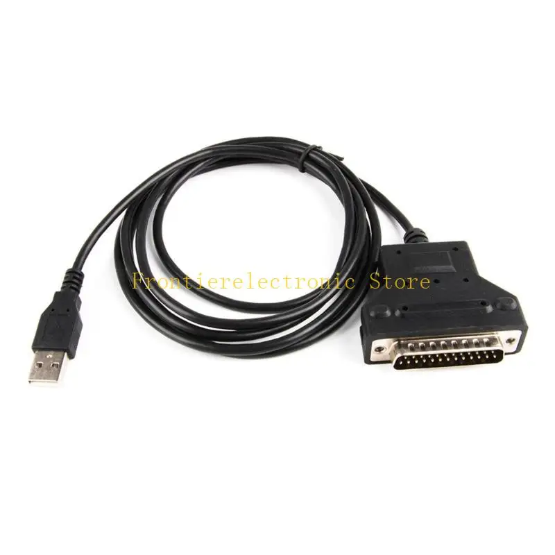 G8DB USB to DB25 25Pin 25-Pin RS232 Male Connection Cable for Old Printers and Machine Tools Stable Data Transmission