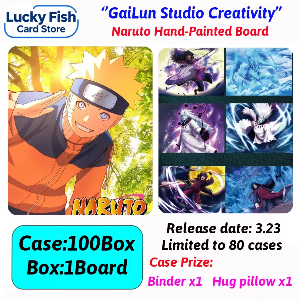 

Новейшая оптовая коллекция карточек GaiLun Cultural Naruto: цветные бумажные карточки с принтами Хинаты, подарок на Новый год 2026