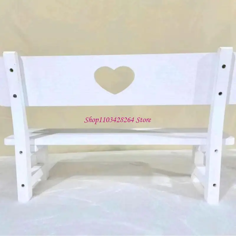 Baby Benches Shoots Props Decoration Lounge Chair Photography Furniture Retro Small Benches Photography Props