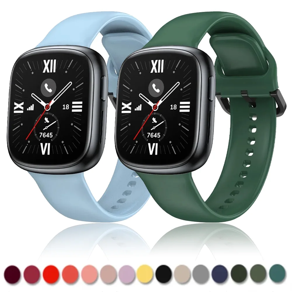 Offizielles Silikonarmband für Honor Watch 4 Smart Watch Armband, verstellbares Armband für Huawei Honor Watch 4 Correa Zubehör