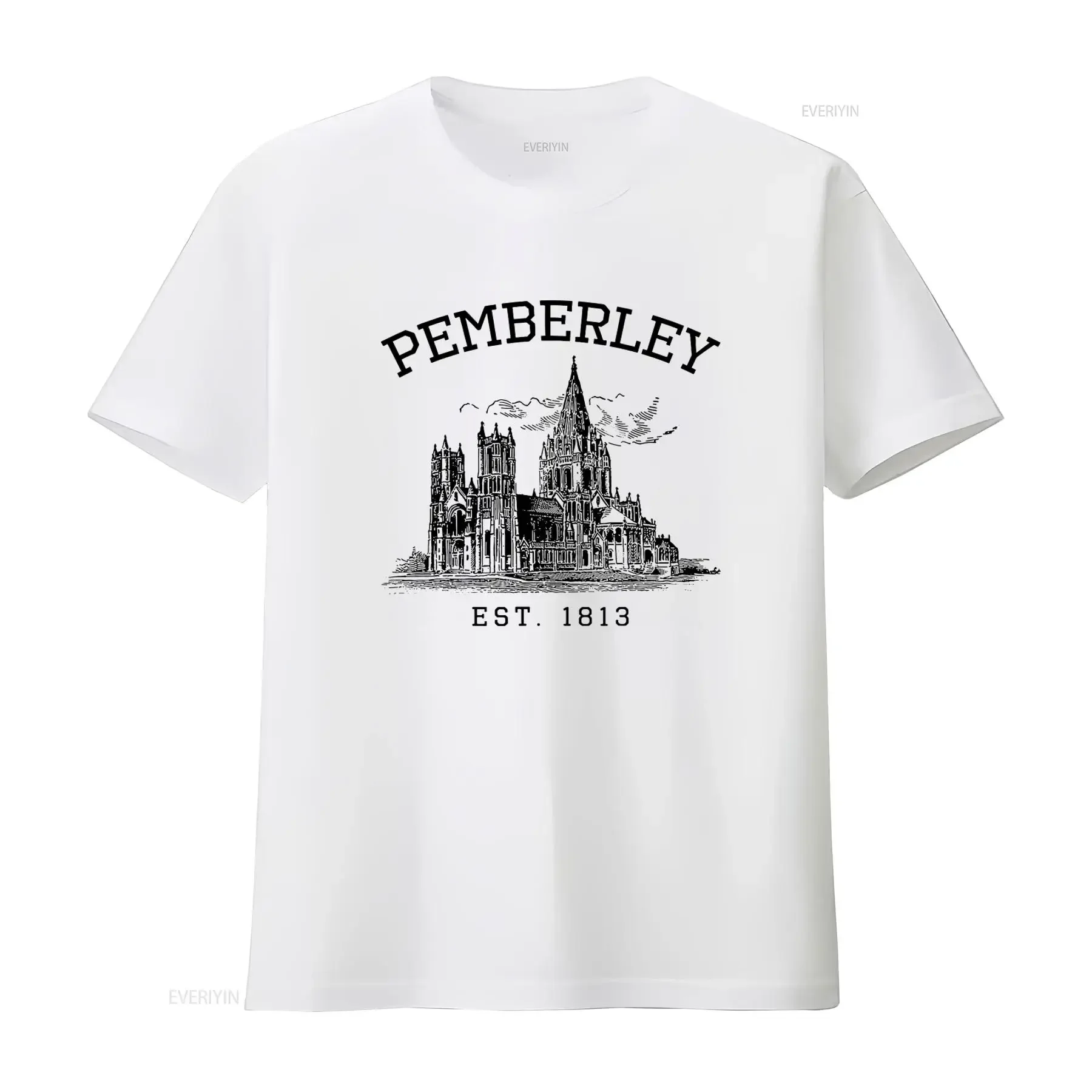 Pemberley Pride And Prejudice Jane Austen T Shirt Book Lover Sweats Bookish Booktok Bookstagram Regency EST 1813 vintage