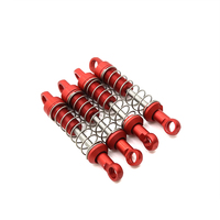 4pcs Metal Non-Hydraulic External Spring Shock Absorber Set Upgrade Shocks For MN 1/12 MN78 RC Car Parts