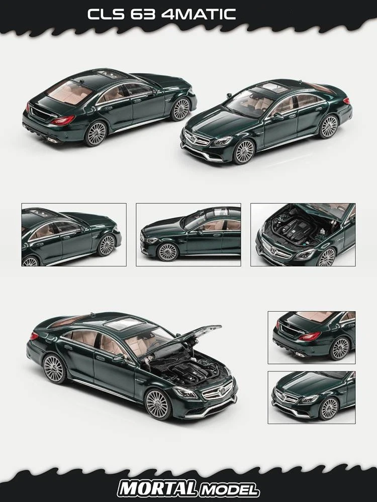 

Коллекционная модель автомобиля MORTAL 1:64 CLS63 W218 4MATIC "Demon Eyes" из литого сплава - подарок для коллекционеров