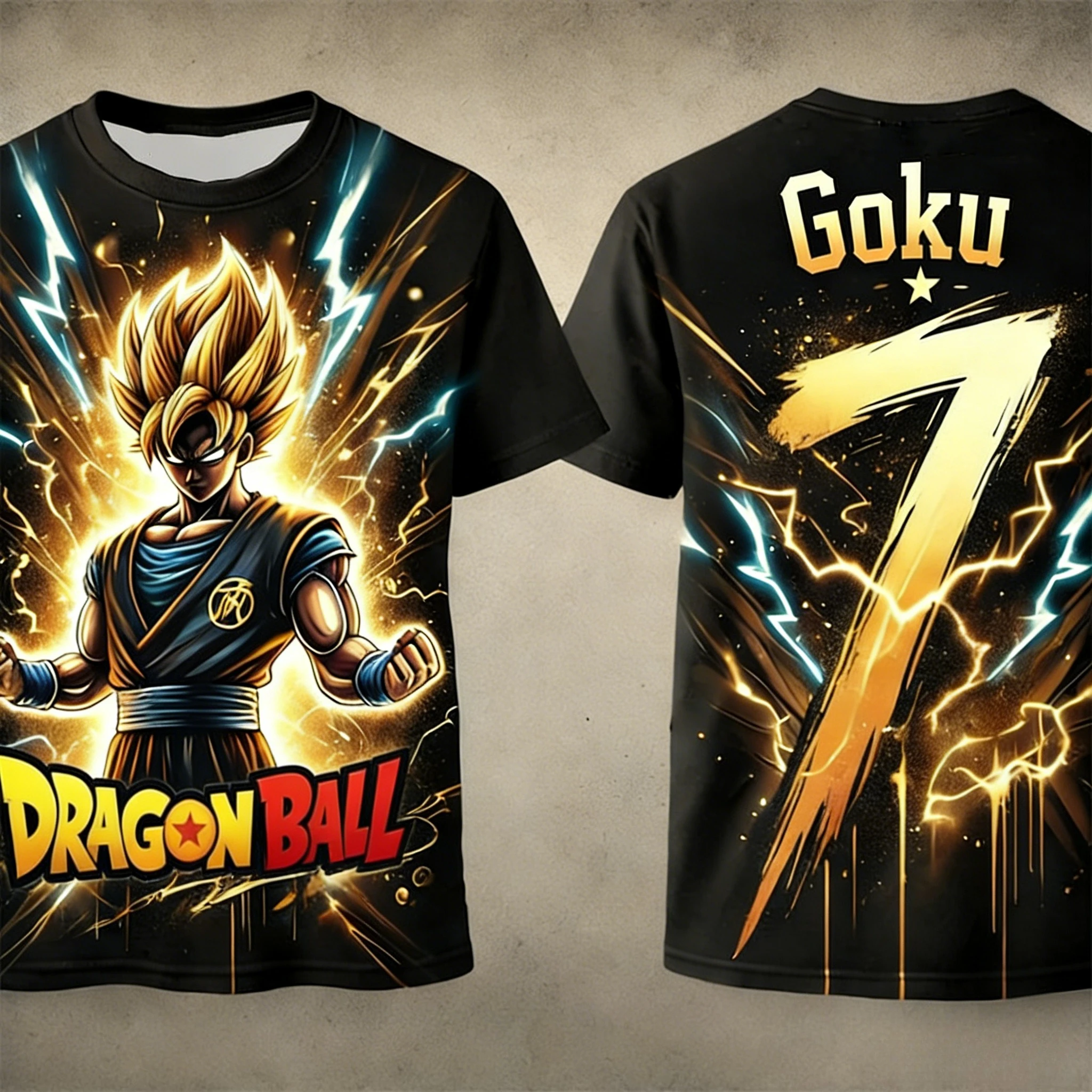 2026 Summer Dragon Ball Retro Cosplay T-shirt Men's Oversized 3D Printed Short-sleeved Family Unisex Children's Sports Shirt