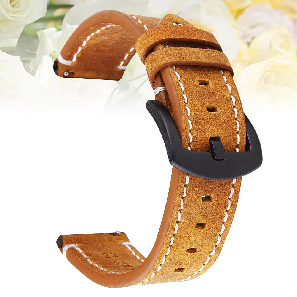 

1Pcs 18mm Retro Watch Strap Vintage Replacement Wristband Durable Comfortable Stylish Design Easy to Change Bands