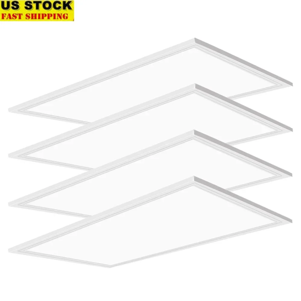 

2x4 LED Flat Panel Light 7800LM Dimmable Ceiling Fixture Energy Efficient Drop Ceiling Light Brightness 5000K 0-10V Indoor