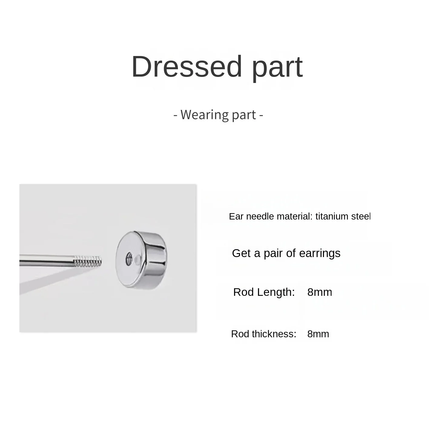 Ein Paar Vintage Paar-Ohrringe mit kreativen Engelsflügeln für Damen, Punk-Ohrstecker, Geburtstagsgeschenk, Schmuck – Detail 10