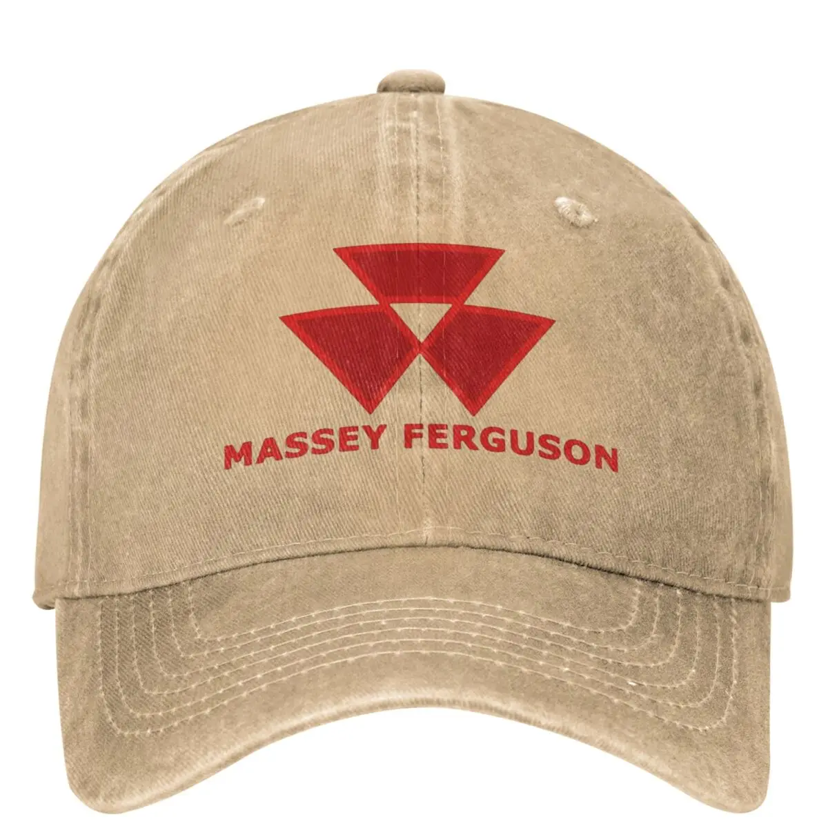 Tractor Agriculture Logo Denim Baseball Cap Massey Ferguson Kpop Rock Trucker Dad Hat Summer Men Women Fashion Baseball Caps