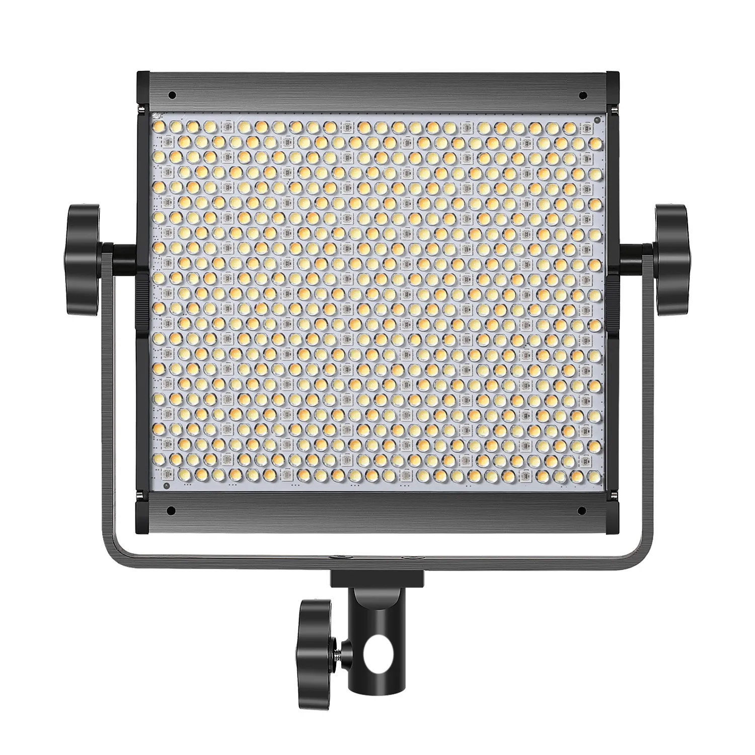 GVM-850D شعاع عالي 40 وات ثنائي اللون وقوة عالية 360 درجة °   مجموعة إضاءة التصوير الفوتوغرافي لفيديو RGB بالألوان الكاملة مع التحكم في التطبيق