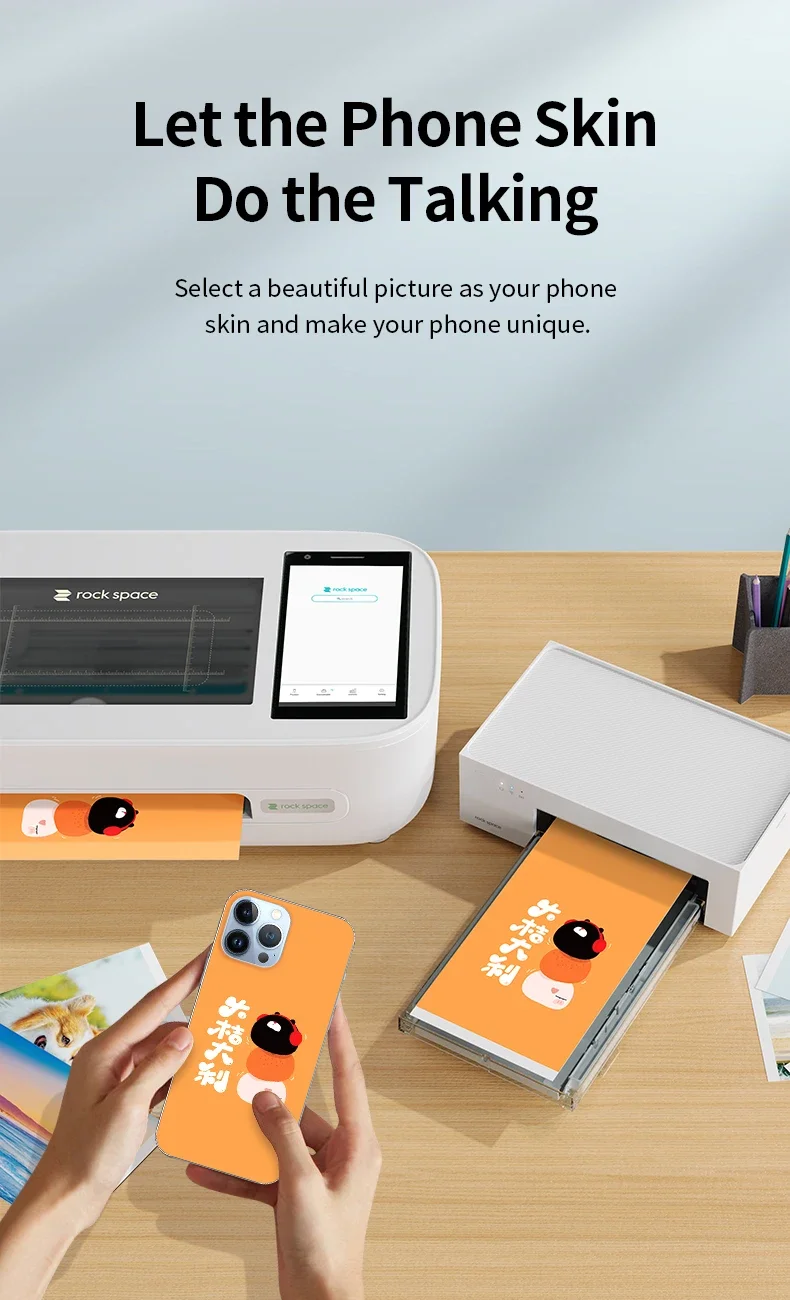 Instant Printing Screen Protector Machine Mobile  Phone Back Film Printer