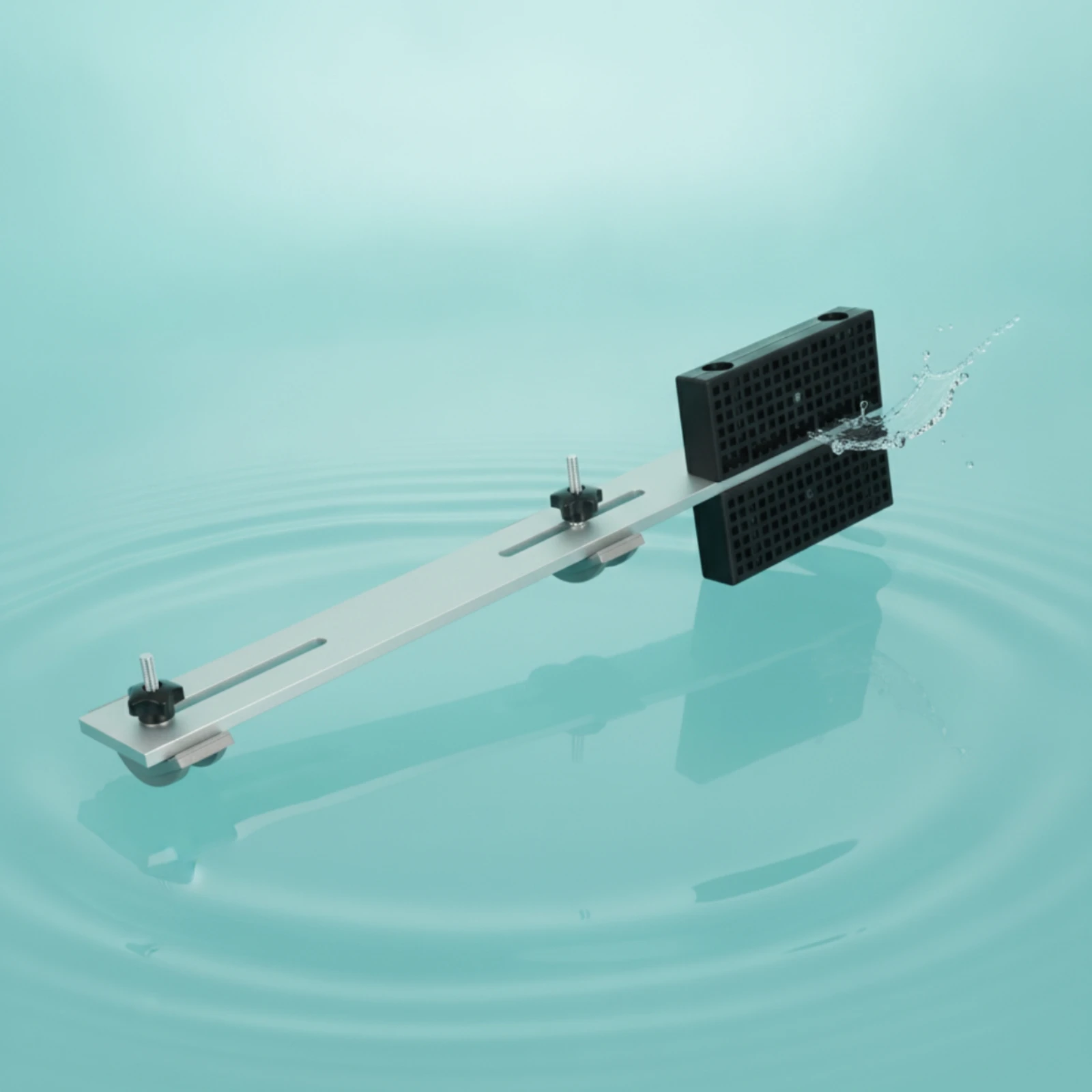 Kayak Motor Bracket Clamping Kayak Motor Mount with Adjustable Rail Platform Heavy-Duty Stable for Kayakers, Canoeing