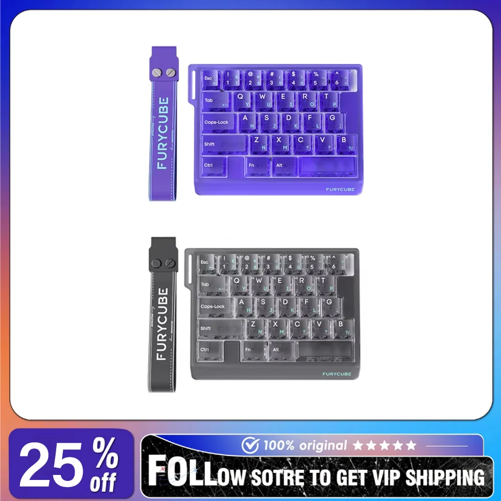 Furycube M30 He Valorant Professional Esports One-Handed Keyboard with Streamers Wired Magnetic Axis 0.1ms Low Latency Portable