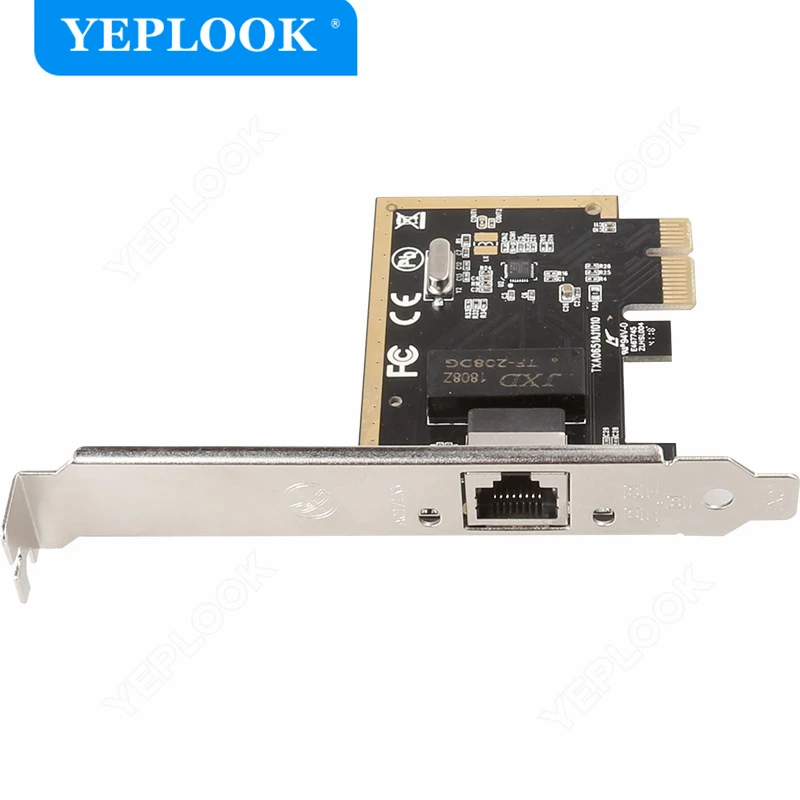 PCIe 1x Single RJ45 Lan Card Gigabit Ethernet Network Card 10/100/1000M Chipset Realtek RT8111H for Desktop PC Computer TXA065