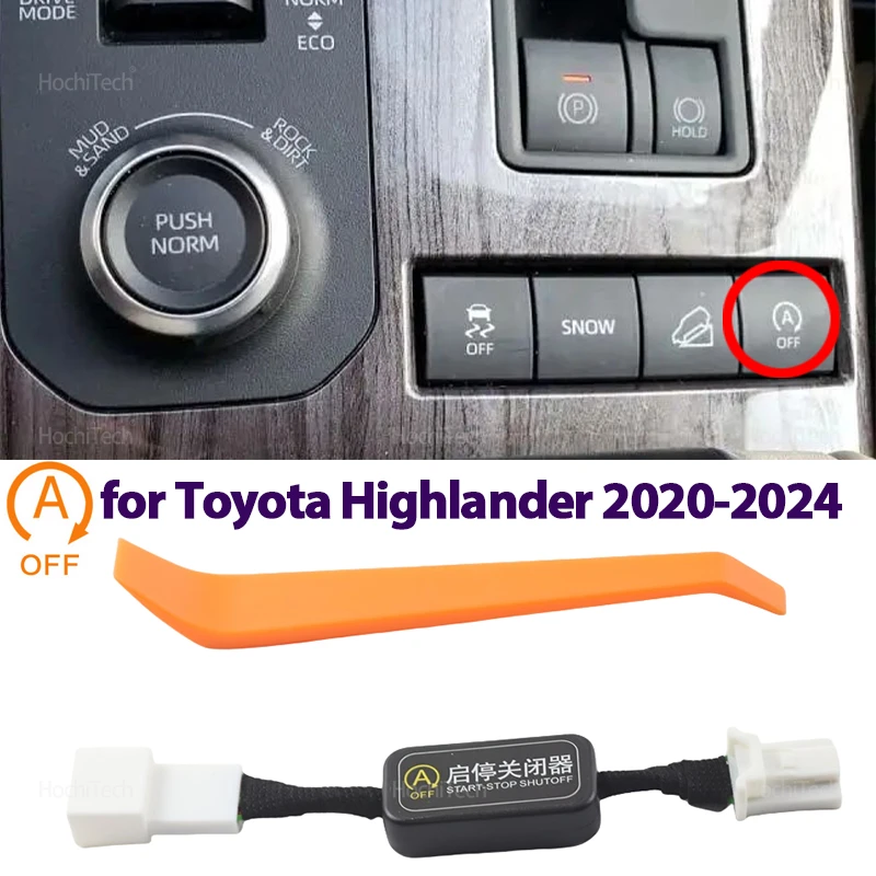 Car Automatic Stop Start Engine System Off Control Start Stop Canceler Disable Cable for Toyota Highlander Kluger XU70 2020-2024