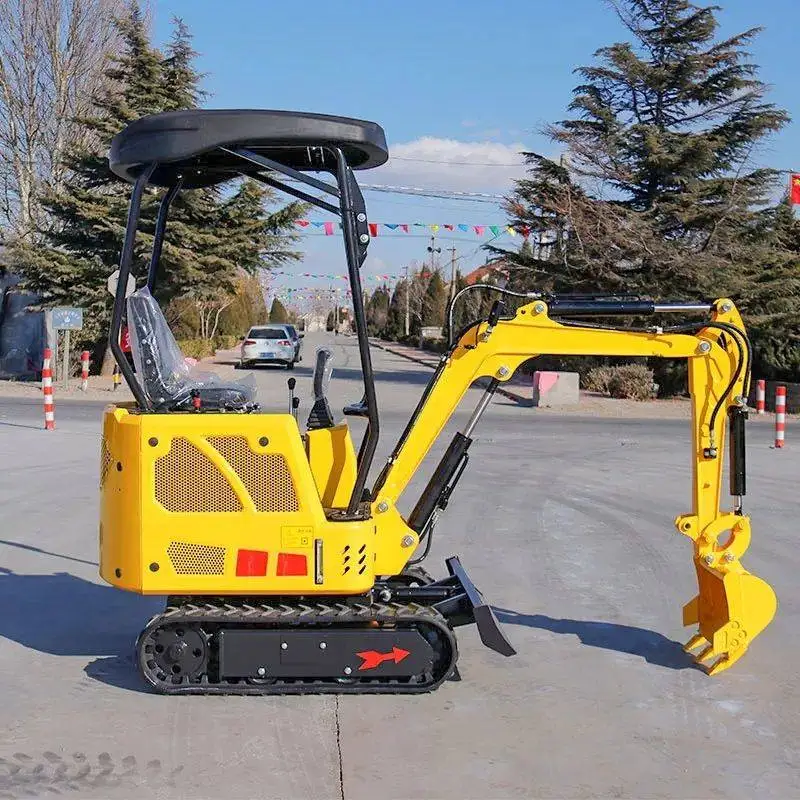 Mini inolerl EbSmall escavator Euro 5 CE, Machine Agricole, Creuseur d'Inondation, Boîte avec Marteau de Brise, Tracteur de Jardin