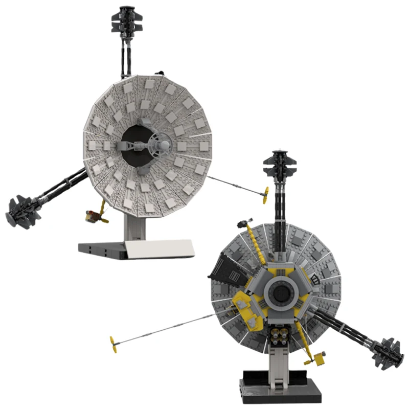 Creative Design Aerospace Series MOC Building Blocks Space Probe 1:12 Scale Model Children's Assembly Toys Adult Collection Gift