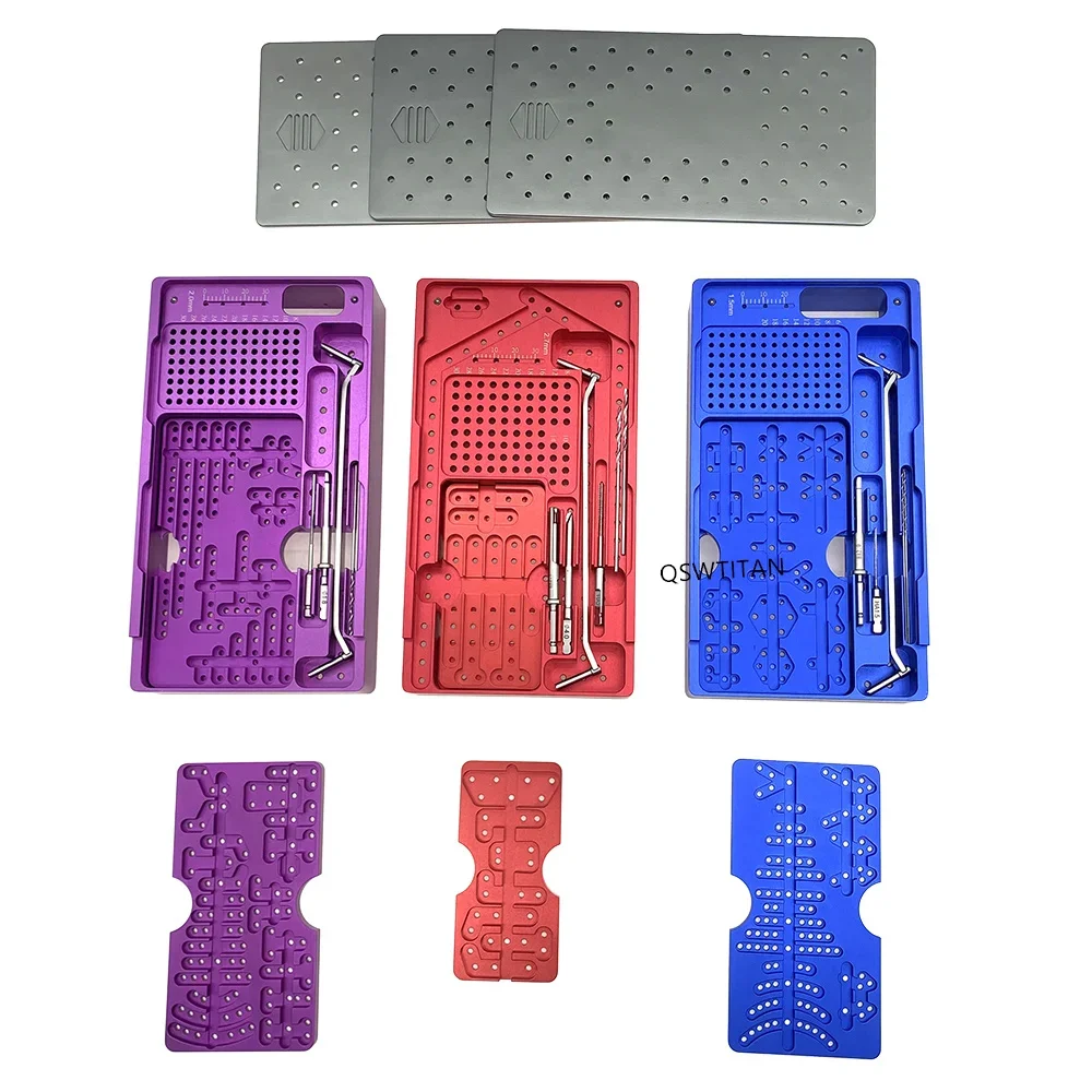 Mini Fragment Instrument Set Locking Plate Screw For Finger Palm Bone