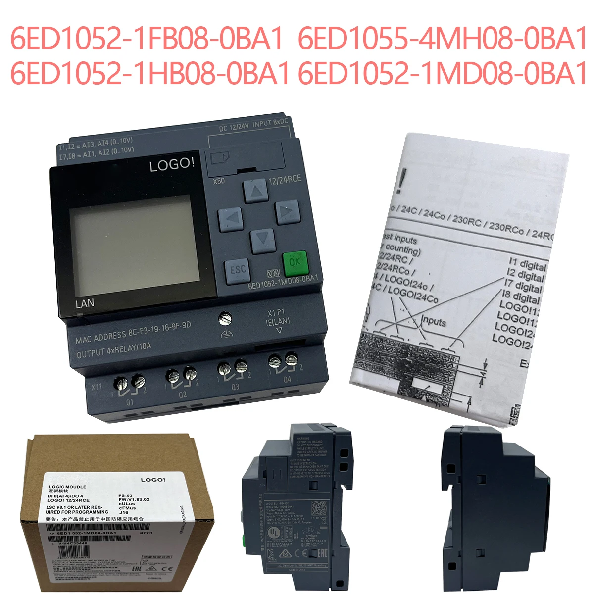 6ED1052-1FB08-0BA1 …