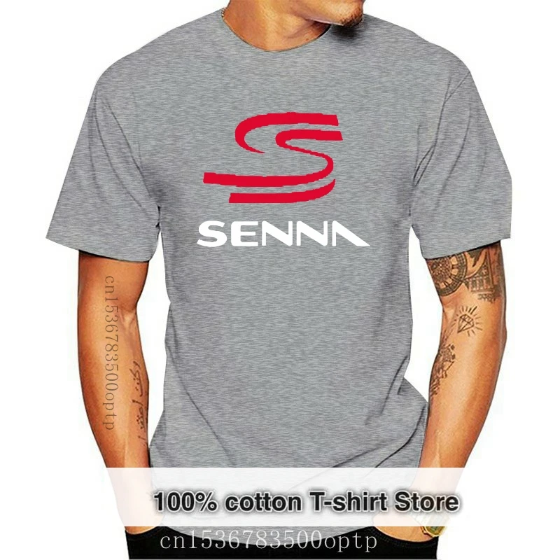 2019 Summer Fashion MenS Ayrton Senna Legend Racer T-Shirt T Shirt Double Side Tees