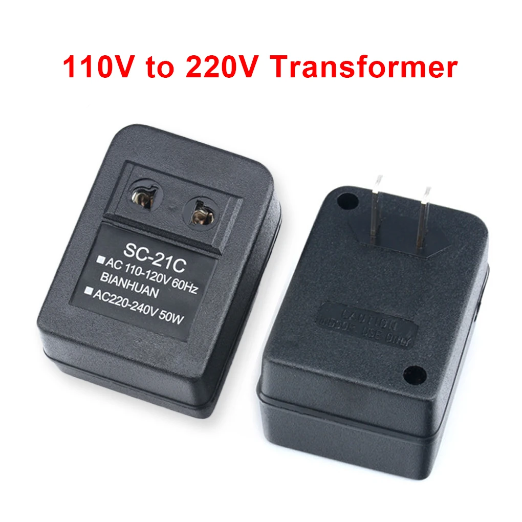 Voltage Adapter Volt Converter Electric Supplies Power Adapters Compact Size