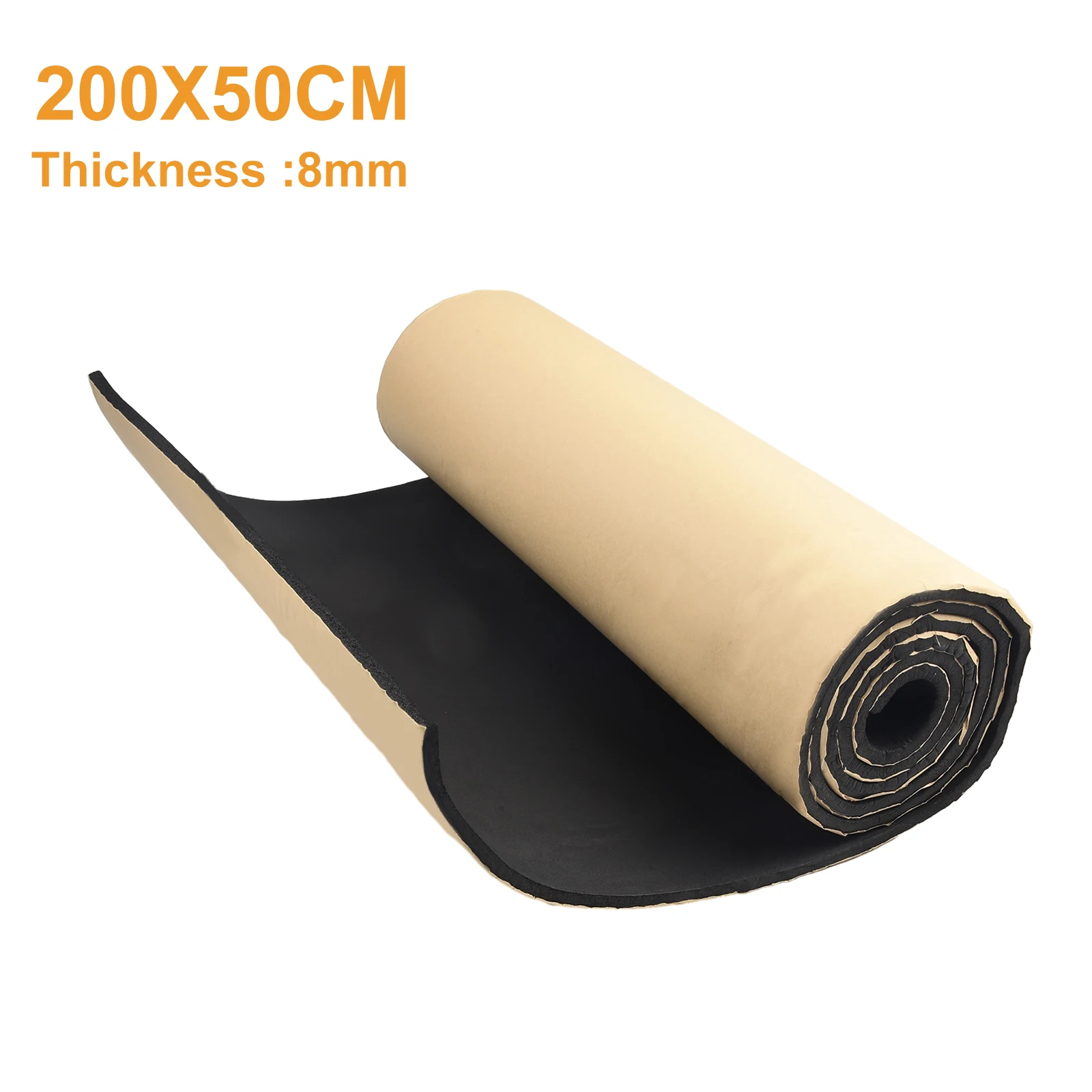 Noise Insulation Foam Noise Insulation Luxury Vehicle Deadening Insulation Foam Car Bonnet Soundproofing Cotton Sticker 50x200cm