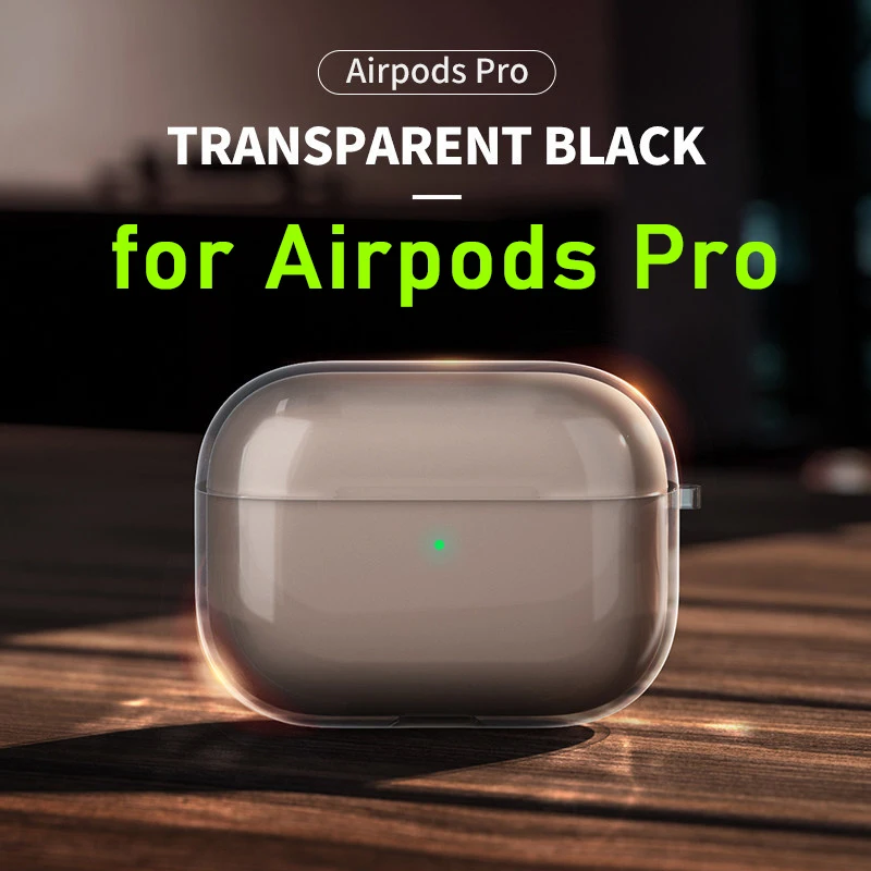 TPU Transparent Earphone Case for AirPods 1/2/3 Pro Gen Cover Case Earmuffs Anti-Scratch AirPods Protective Case