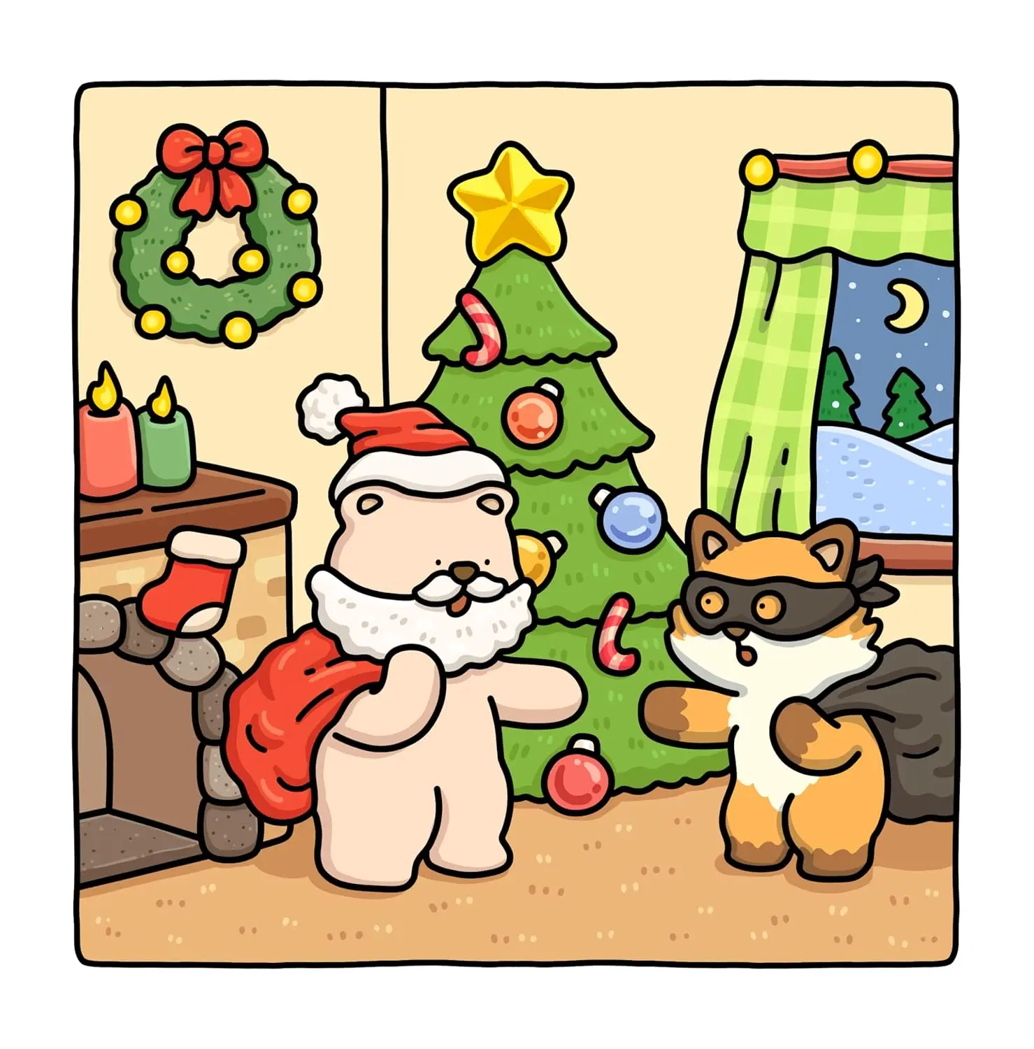 Silly Crimes Cozy & Funny Coloring Book: Hilarious Kawaii Animal Antics for Stress Relief & Creative Fun image 3