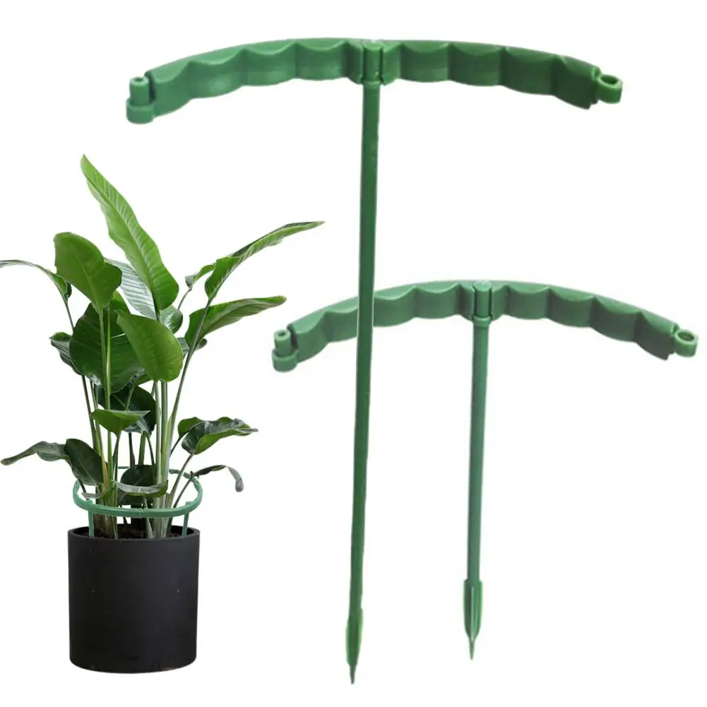 

Outdoor Plant Support Ring Plant Support Stakes Set for Indoor Outdoor Plants Plastic Metal Half for Climbing for Hydrangeas