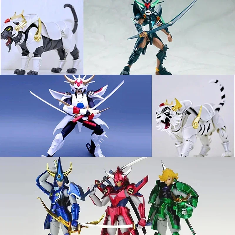 

Koo Yoroiden Samurai Troopers Ronin Warriors Kikoutei Rekka Ryo Sanada Hashiba Touma Seiji Date Black White Tiger Фигурка