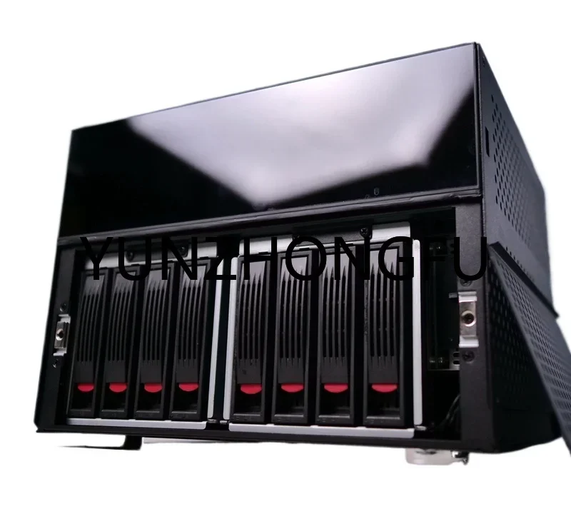 Home Storage Server Case Matx Compact Small Case Multi Hard Disk for 8-Bay NAS