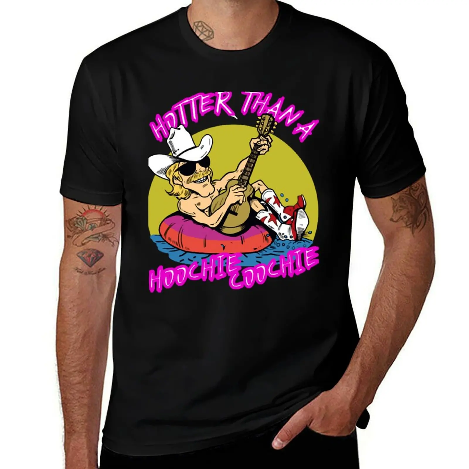 hotter than a hoohie cooc T-Shirt Modern Style Print T-Shirt