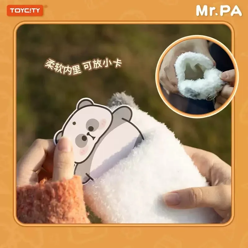 TOYCITY MR.PA Serie Kartenhalter Spielzeug Puppe Niedliche Anime Figur Desktop Ornamente Geschenkkollektion