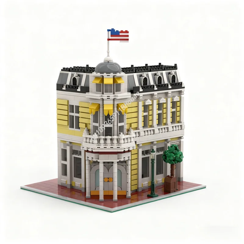 8121 個 MOC ブロック 3 モジュール式建物モデルブロックおもちゃ DIY クリエイティブ建築クラフト子供クリスマスギフト