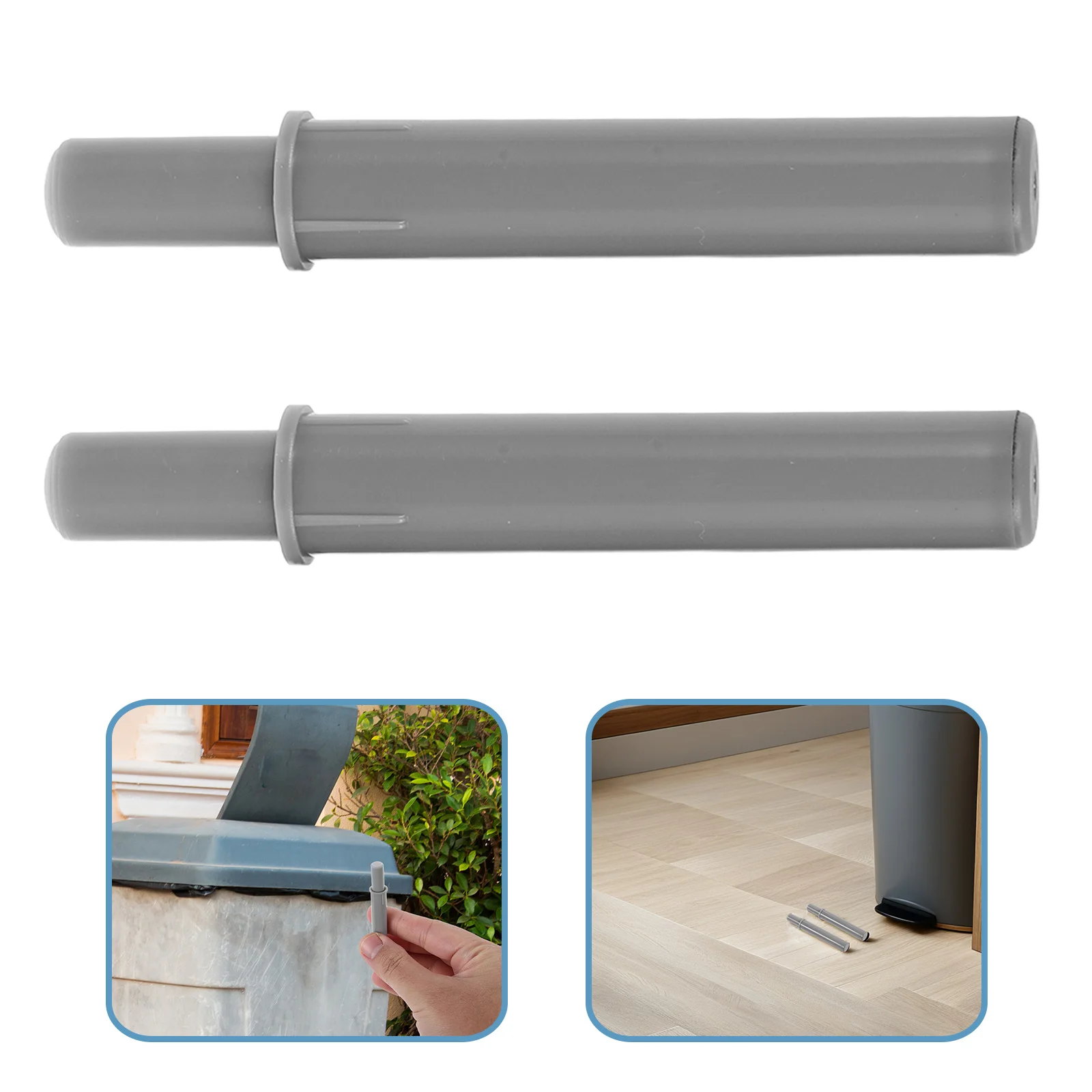 

4pcs Trash Can Lid Damper Replacement Hydraulic Piston For Silent Close Garbage Bin Soft Close Wastebasket Mechanism -