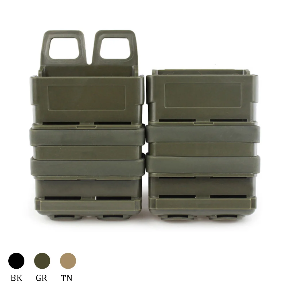 Kotak aksesori FMA fastmag, kotak magasin 5.56, kotak klip duplex molle untuk kaos dalam, kotak pelepas cepat M4